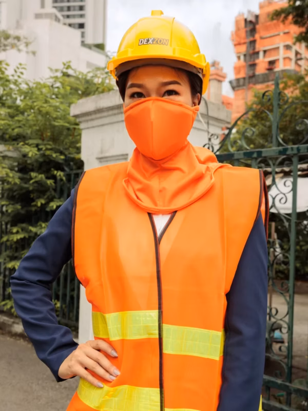 Safety Orange UV Penumbra PRO Mask
