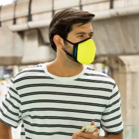 High-Flow Mesh Safety Yellow PRO Mask