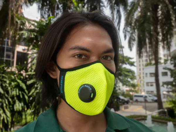 High-Flow Mesh Safety Yellow PRO Mask