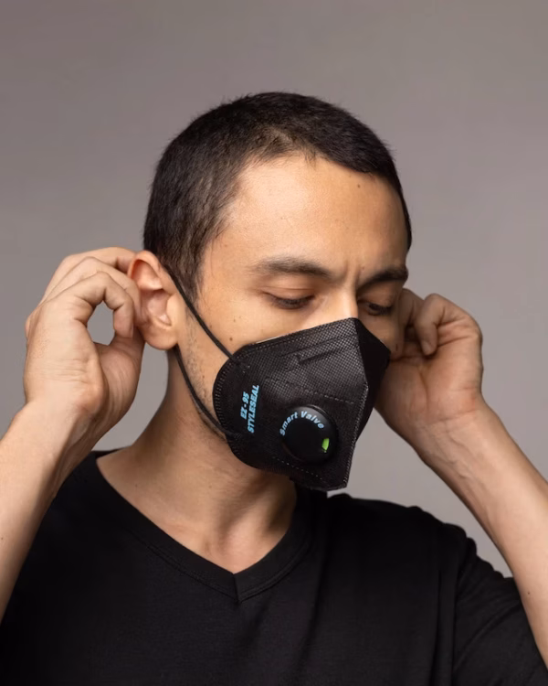 EZ-95 Black Disposable Mask 2-Pack