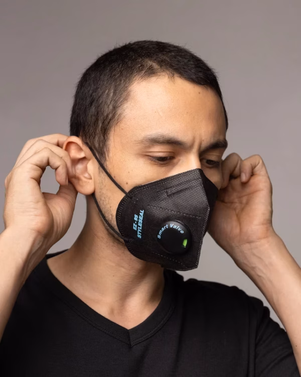 EZ-95 Black Disposable Mask 2-Pack