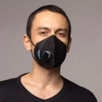 EZ-95 Black Disposable Mask 2-Pack