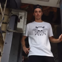 SKULL-DAY-3 Skulls Reflective White T-Shirt