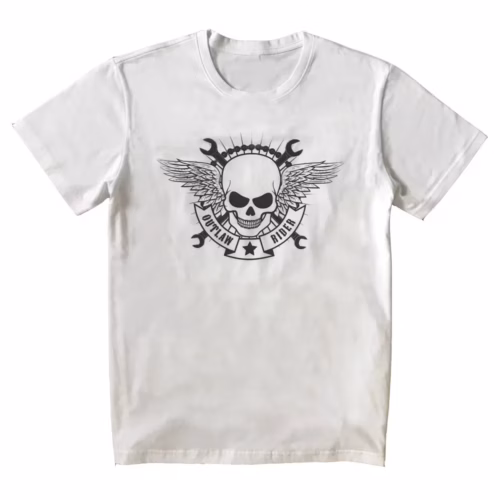 Skulls Reflective White T-Shirt
