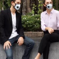 Flowers and Butterflies AIR+ Mask