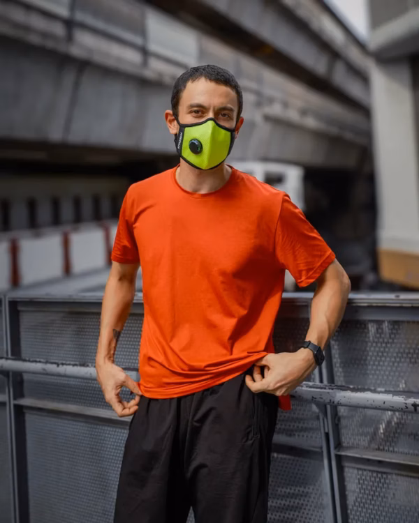 Safety Yellow Mesh AIR+ Mask