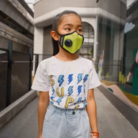 Safety Yellow Mesh AIR+ Mask