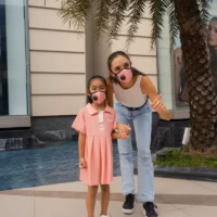 Pink Happy AIR+ Mask